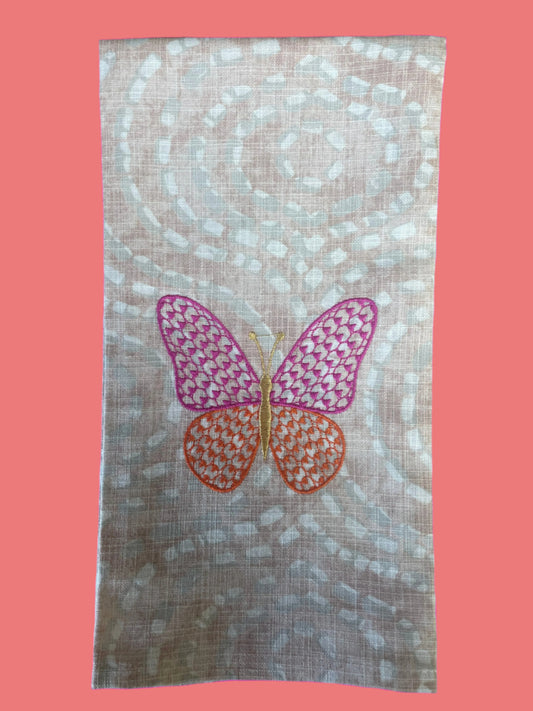 Butterfly Garden (violet/orange)