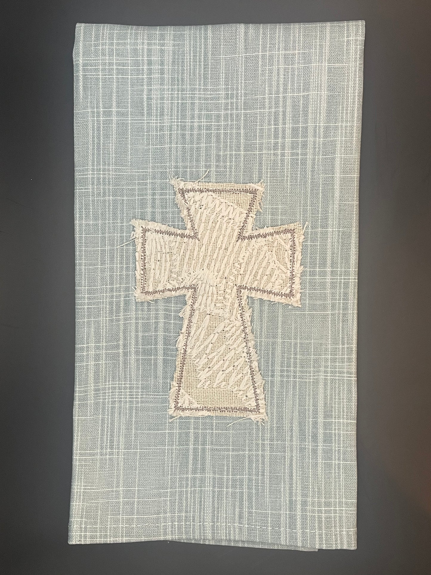Cross (on blue)